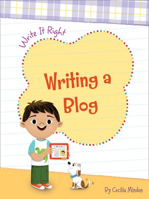 cover image of Writing a Blog